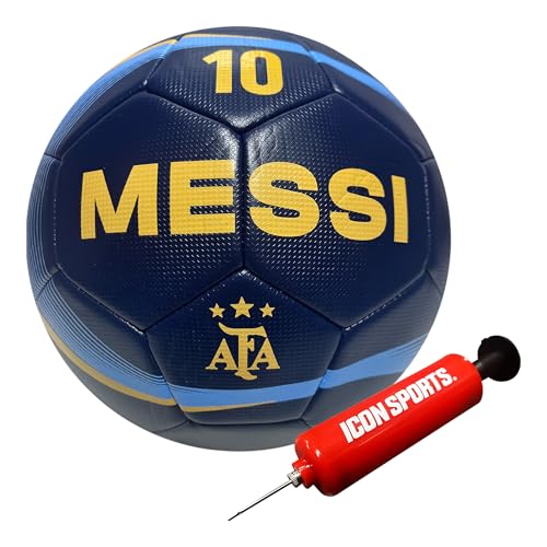Icon Sports Officially Licensed Argentina Soccer Ball Size 5 Navy 189BL-Navy / 5