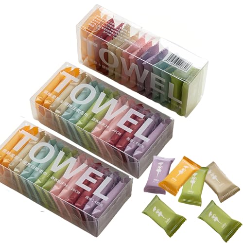 42 Pcs Disposable Compressed Towels for Travel & Camping