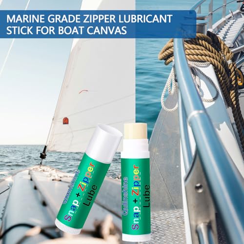 3 Pack Zipper Wax and Snap Lube Stick Tube - 3Pcs Zip Wax