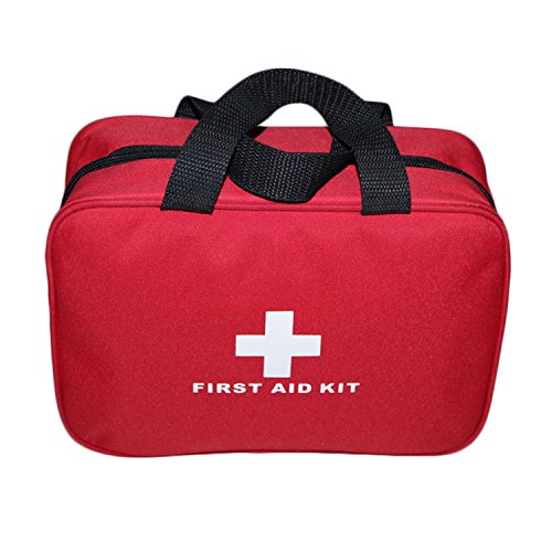 Empty First Aid Kit Bag - Waterproof Nylon Emergency Pouch
