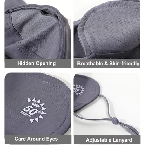 2Pcs UV Face Mask, Sun Masks for Women, Cooling Breathable Cover