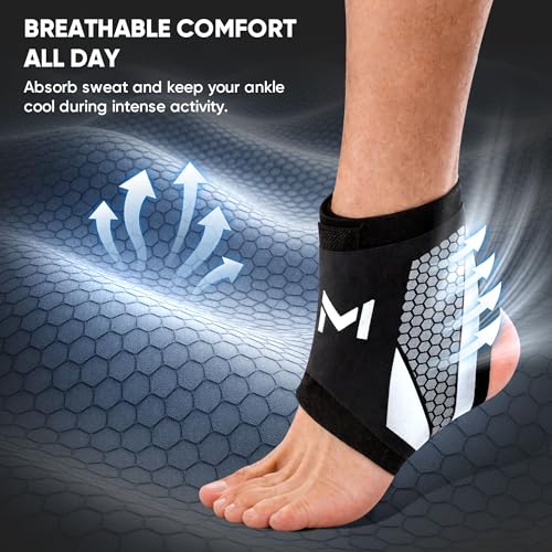 Ankle Brace Compression Support - 2 Pack, Purple