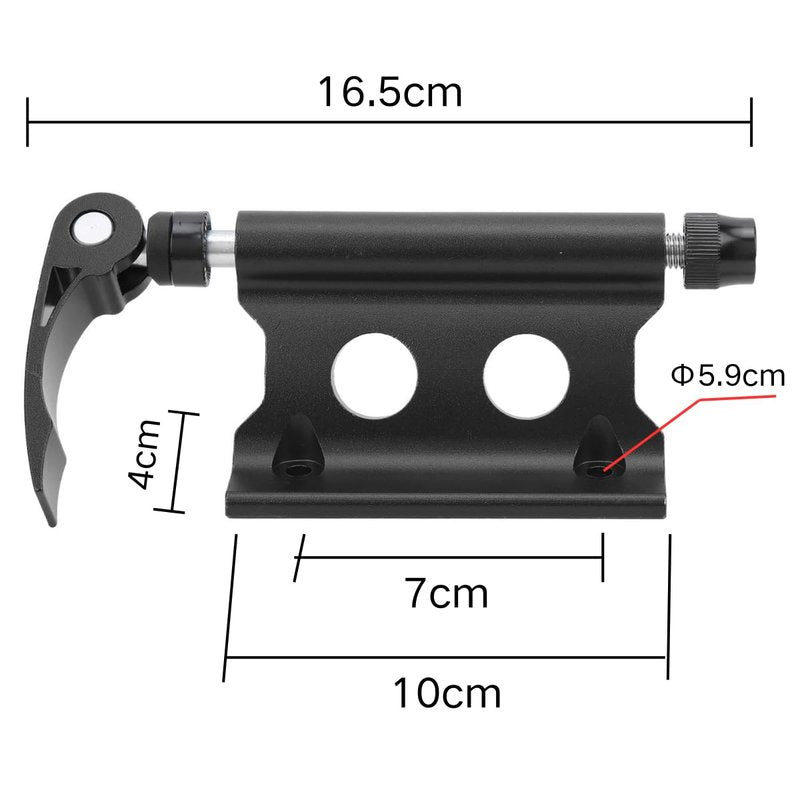 2pcs Quick Release Fork Mount Bike Block, Bike Rack Carrier Fork Mount Alloy Bike Block Fork Lock Mount for Transportation