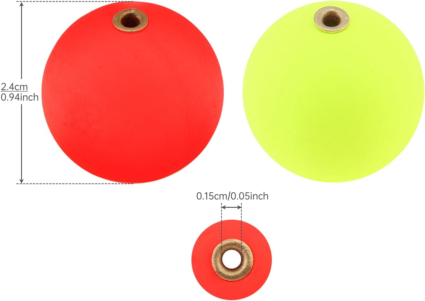 OriGlam Fishing Bobber Foam Slip Floats - 20pcs Set for Crappie, Trout, Bass & Panfish | Durable Buoy Rig Stoppers