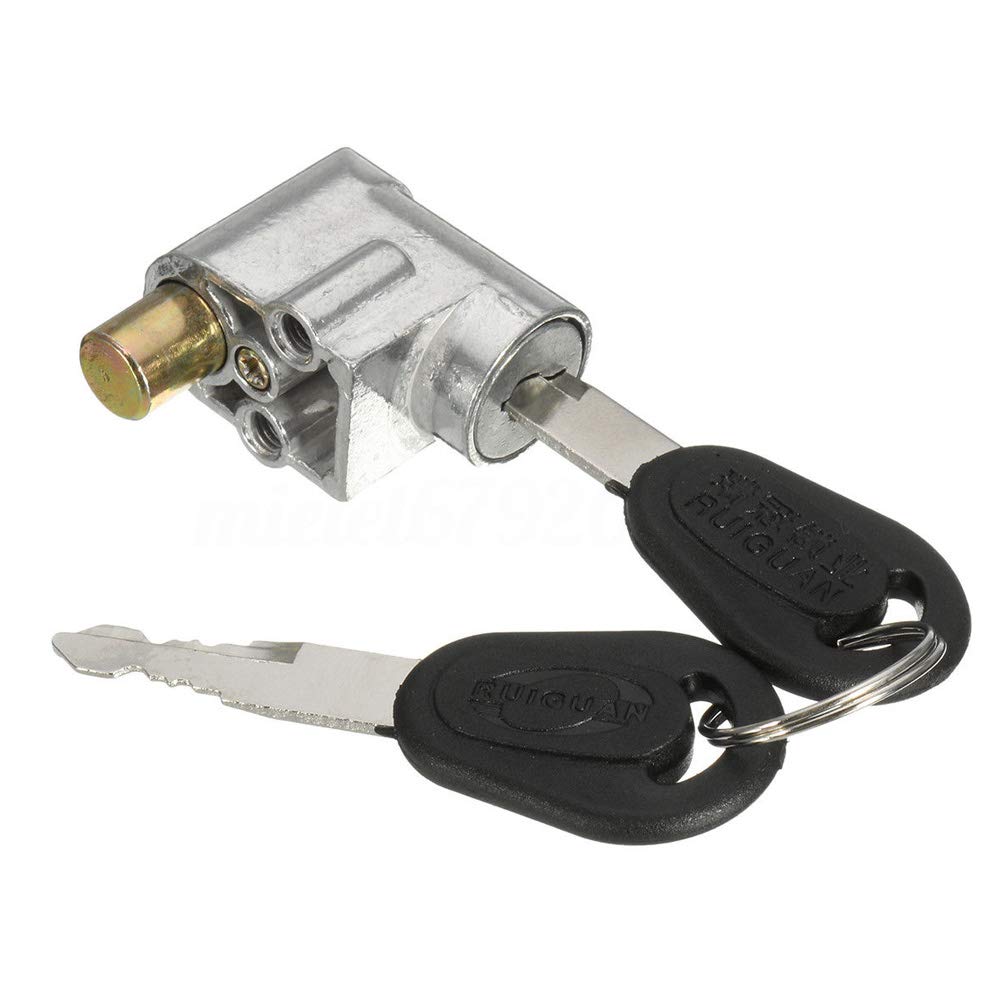 Tookie Portable Anti-Theft Key Lock, Silver, 15mm Lock Cylinder, 70g
