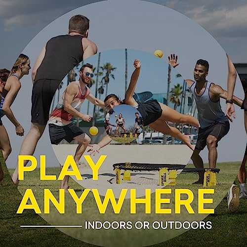 Spikeball Standard Kit - 1-Ball Game Set for Outdoor Fun