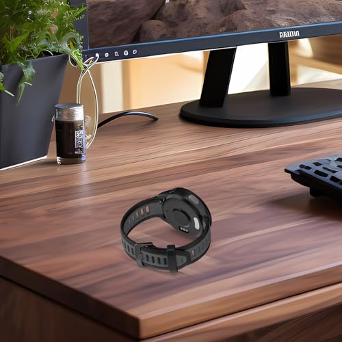 20mm Silicone Replacement Watch Band for Garmin - Black