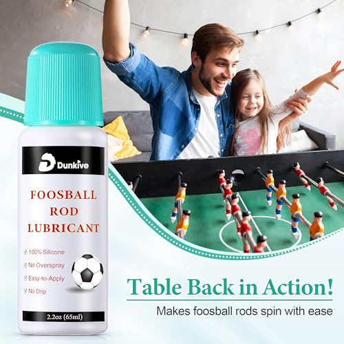 Foosball Rod Lubricant - 100% Silicone with No Spill Applicator