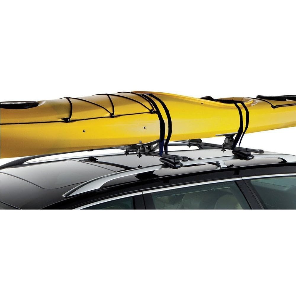 DORSAL Tie Down Straps for Roof Rack Pads Crossbars - Pack of 2 Holds Surfboards Kayaks Canoes Paddleboards Nylon 15' Feet Blue