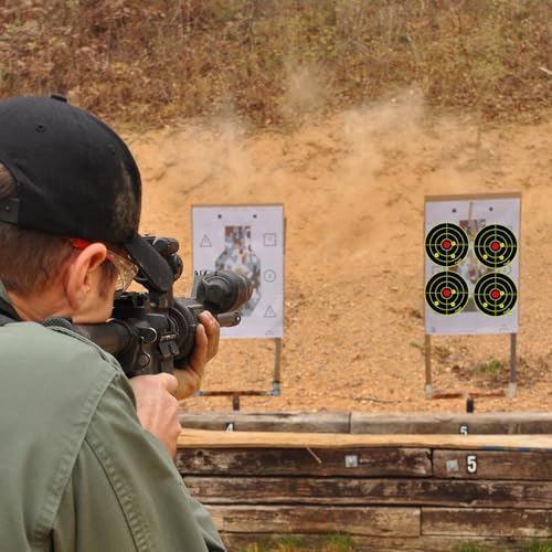 4 Inch Splatter Target Stickers - Adhesive Shooting Targets, 400 Pack