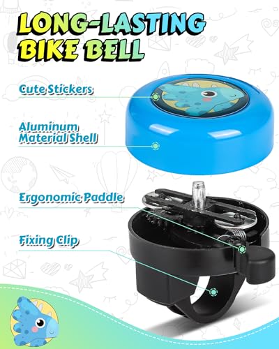 Loud Bike Bell for 22mm Handlebars - Blue Color