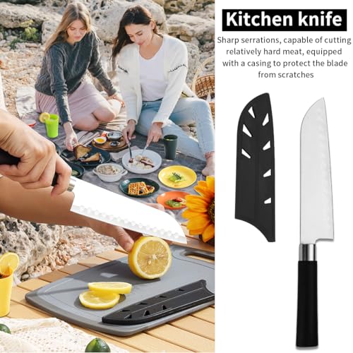 Camping Utensil Set – All-in-One Stainless Steel Cookware & Dinnerware for 4