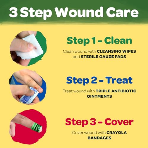First Aid Kit - Comprehensive 30-Piece Crayola Kit