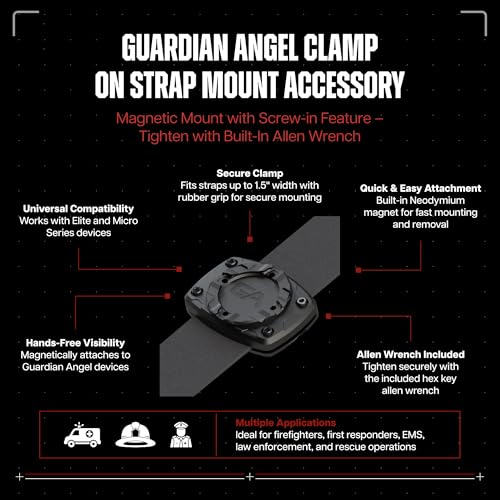 Guardian Angel Clamp-On Strap Magnetic Mount for Elite & Micro Devices