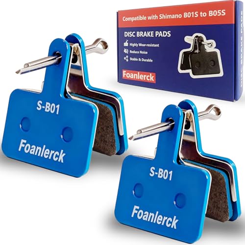High Performance Bicycle Brake Pads - 2 Pair, Resin & Semi-Metallic