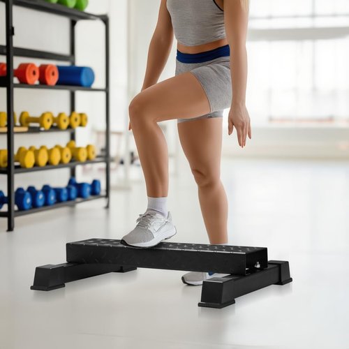 Steel Calf Raise Block – Heavy Duty Calf Stretch Platform for Seated & Standing Calf Raises, Calf Extension, Dumbbell Calf Raise & Leg Strength Training Equipment for Home Gym (4.61)