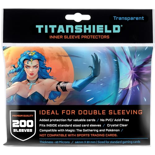 Premium 60-Micron Inner Card Sleeves - 200 ct Daylight (Transparent)