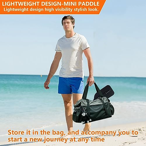 VEITHI 2-Pack Telescoping Boat Paddles Anti-Slip Aluminum Oars Black