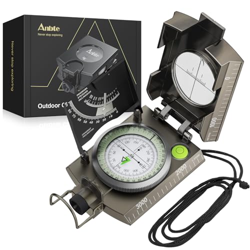 Hiking Compass with Inclinometer - Patina Bronze