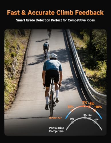 BiNavi Air GPS Bike Computer - 3.0'' Touchscreen Navigation