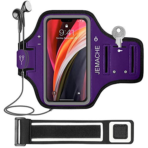 iPod Touch Armband - Purple, Touch Screen Compatible, Key Holder