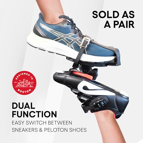 Dual Function Toe Cages for Peloton Bike - Ride with Sneakers