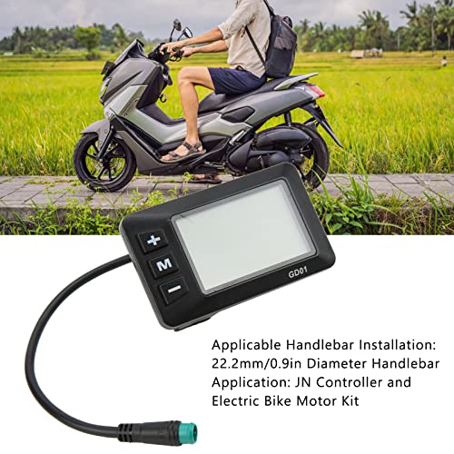 Electric Bike LCD Display Control Panel - 36V/48V, 22.2mm Handlebar