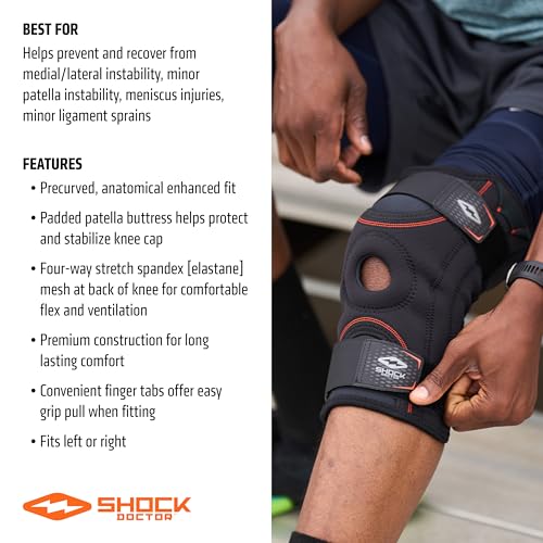 Shock Doctor XLarge Knee Brace Support for Men & Women - Stabilizer & Compression