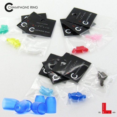 Plastic Champagne Rings for L-Style PRO Dart Flights - Clear