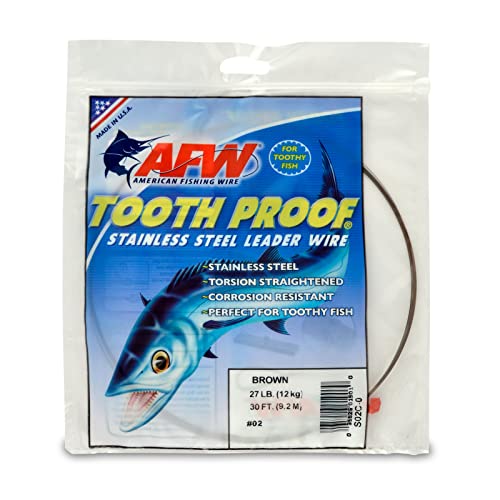 Stainless Steel Fishing Leader Wire - Camo, #2, 27 Lb Test, 30 Ft