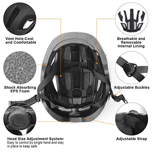 Toddler Bike Helmet - Adjustable XS Size 18.11"-20.08" - Matte Black