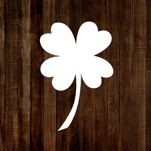 MAGJUCHE Four Leaf Clover Stencil 12 Inches, Reusable Green Clover Stencil for Painting DIY Crafts Decor