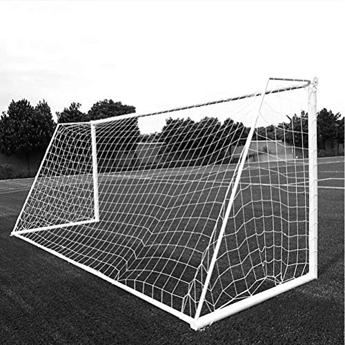 Aoneky 24x8 ft Soccer Goal Net - White 0.12 in Cord for Outdoor Use