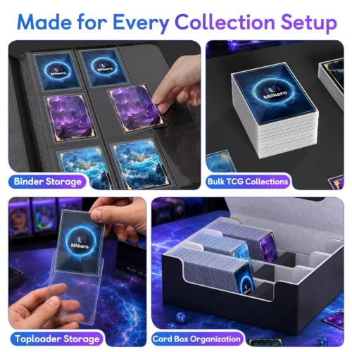 100 Clear Trading Card Sleeves - Acid-Free Polypropylene Protectors