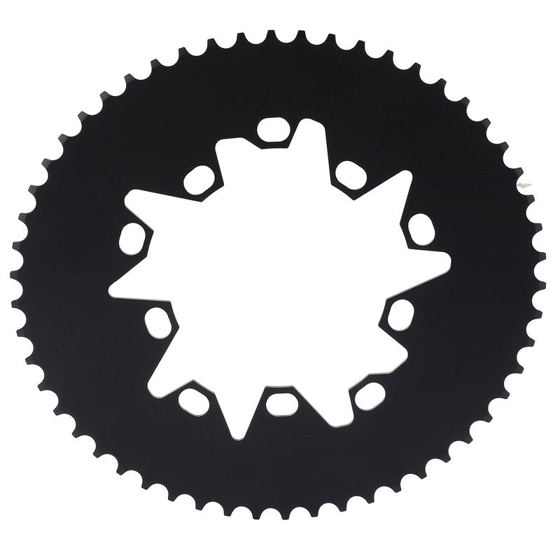 Oval Chainring, Enhanced Power Transfer Narrow Wide Chainring 110/130mm BCD 54T for Road Cyclists 7 8 9 10 Speed Bikes Maintenance and Spare Parts