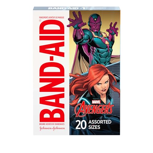 Marvel Avengers Adhesive Bandages - 20 Count for Kids