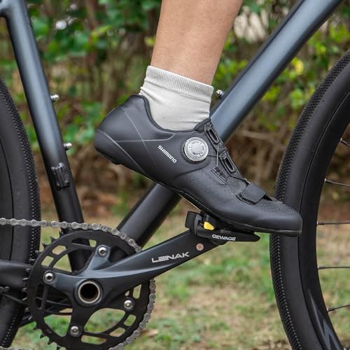 GEWAGE Carbon Fiber Road Bike Pedals – Lightweight Clipless SPD-SL CrMo Axle