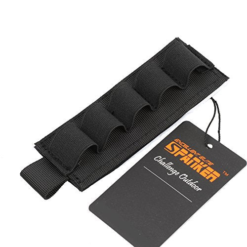 Tactical Nylon 12 Gauge Shotgun Shell Holder - Black