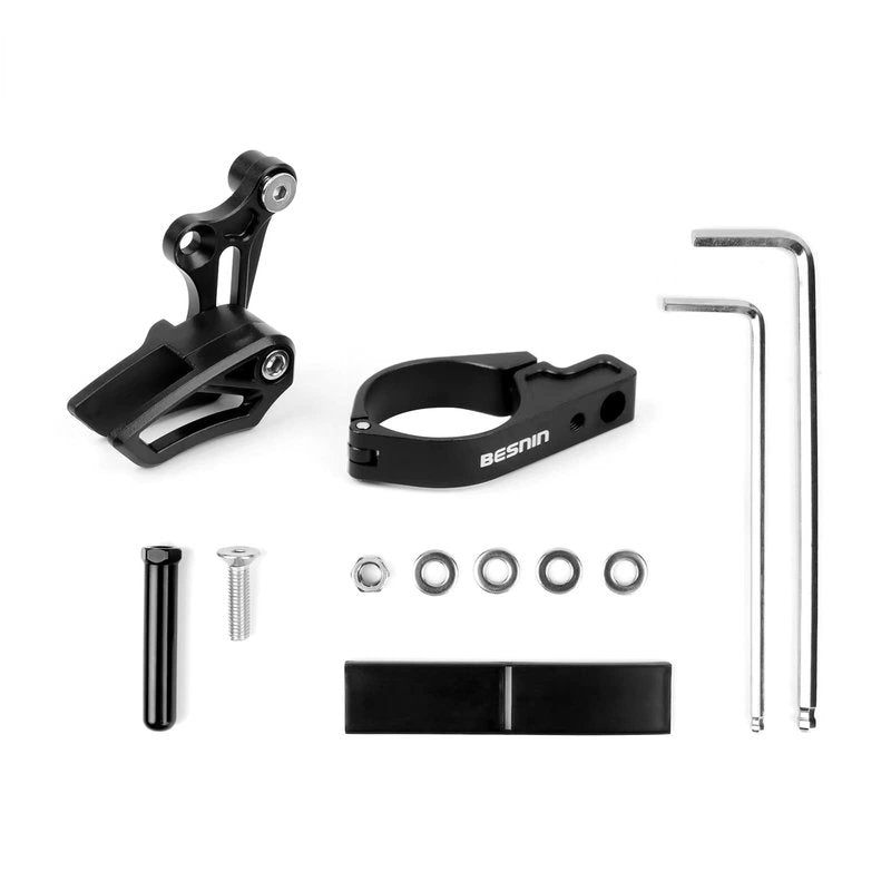 BESNIN Chain Guide Mountain Bike Chain Guide Bike MTB Chain Guide Bash Guard Bicycle Chain Protector 7075 Aluminium Alloy+ABS Plastic