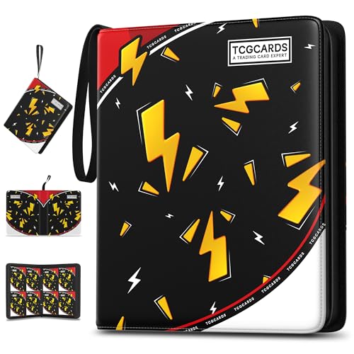 400 Pocket Trading Card Binder with Removable Sleeves - Black