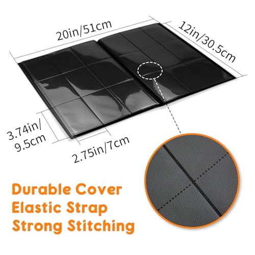 Trading Card Binder 360 Pocket Album - Black
