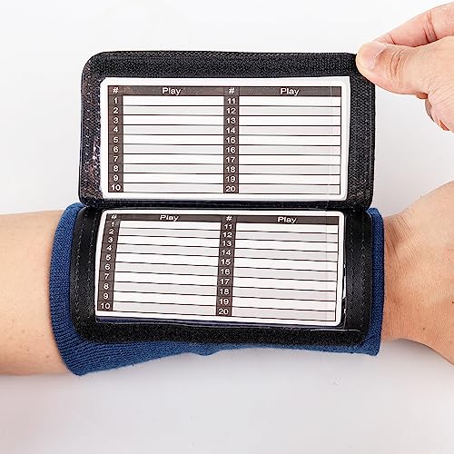 Youth Quarterback Play Wristband - 3 Compartment - Navy Blue