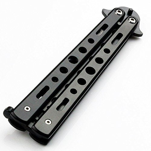 Black Metal Butterfly Comb Trainer Tool - Stainless Steel