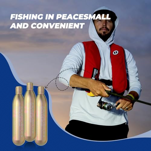 24G CO₂ Cartridge for Inflatable Life Jackets - 2 Pack