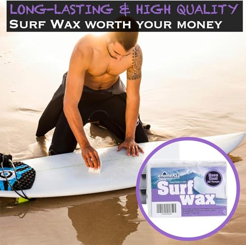 Surfboard Wax Bundle with Sticky Bumps Cool Cold Surf Wax & Basecoat - All Temp Grip