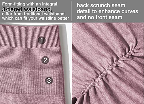 High Waisted Scrunch Workout Shorts for Women - Purpledove, X-Large