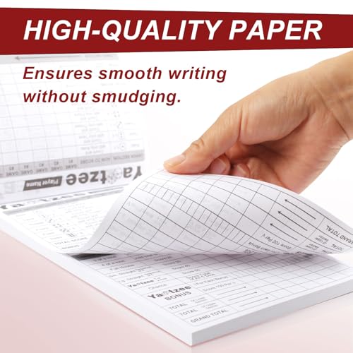 Yahtzee Score Pad - 6" x 9" Tear-Off Sheets, 130 Pages