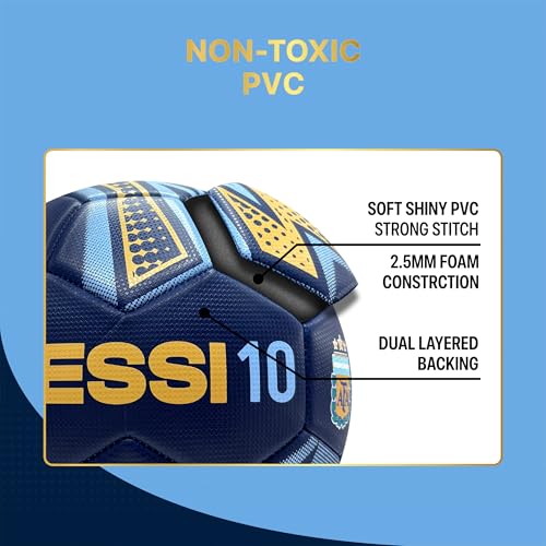 Icon Sports Officially Licensed Argentine Football Association Soccer Ball 95BL-Navy / 3