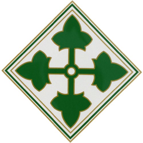 4th Infantry Division Vinyl Decal | U.S. Army Sticker