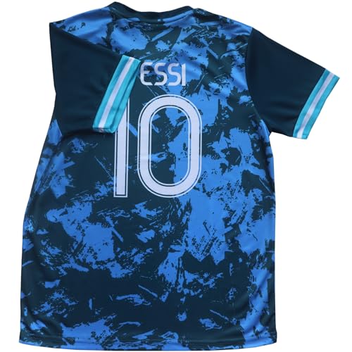 Kids Soccer Jersey & Shorts Set - Blue #10, Size 24 (6-7 Years)